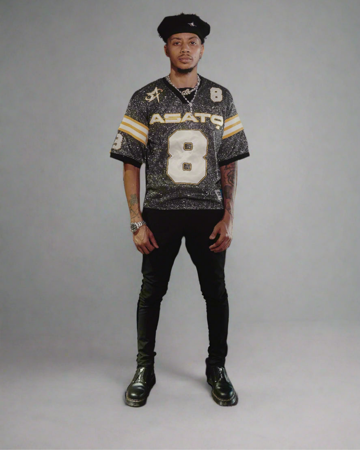 'ASATO' Rhinestone Jersey