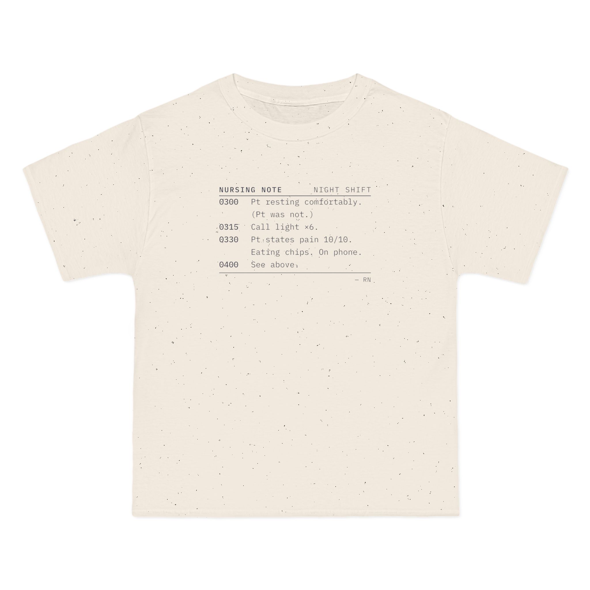 Funny Night Shift Nurse Shirt product mockup 7